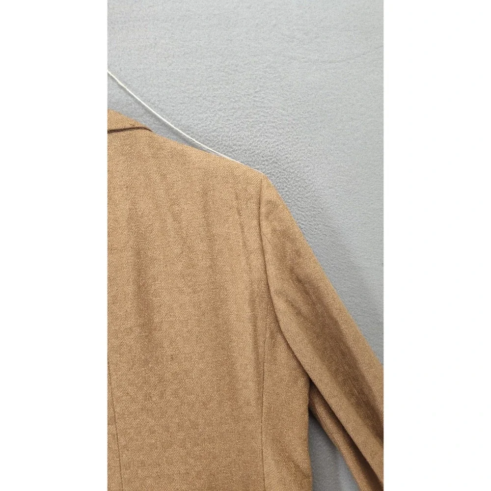 Amalfe Orsini Men Blazer 42 Brown Wool Blend Casual Tweed Style Two Button Coat
